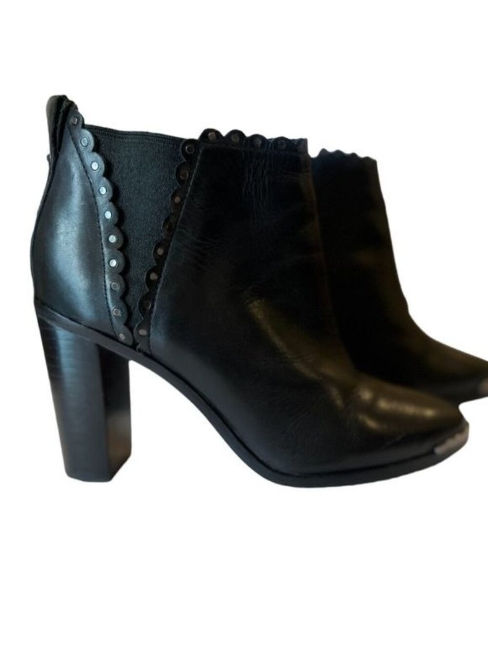 Ted Baker London Nurelyl Bootie In Black Leather US Size 5 EU Size 35.5